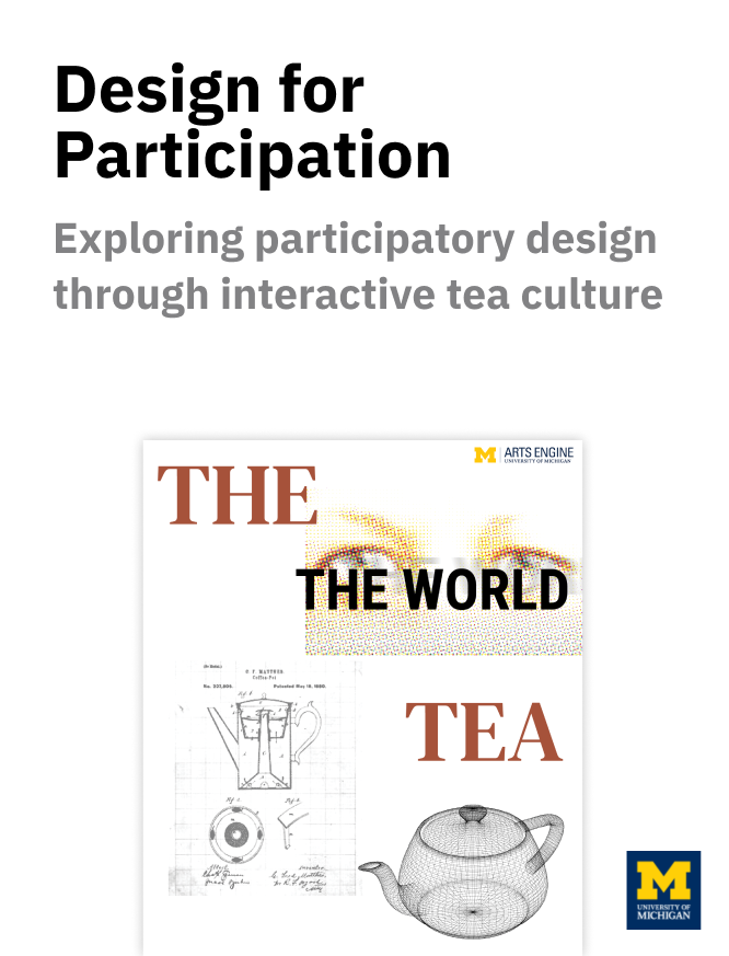 Design for Participation Tea Exhibition preview